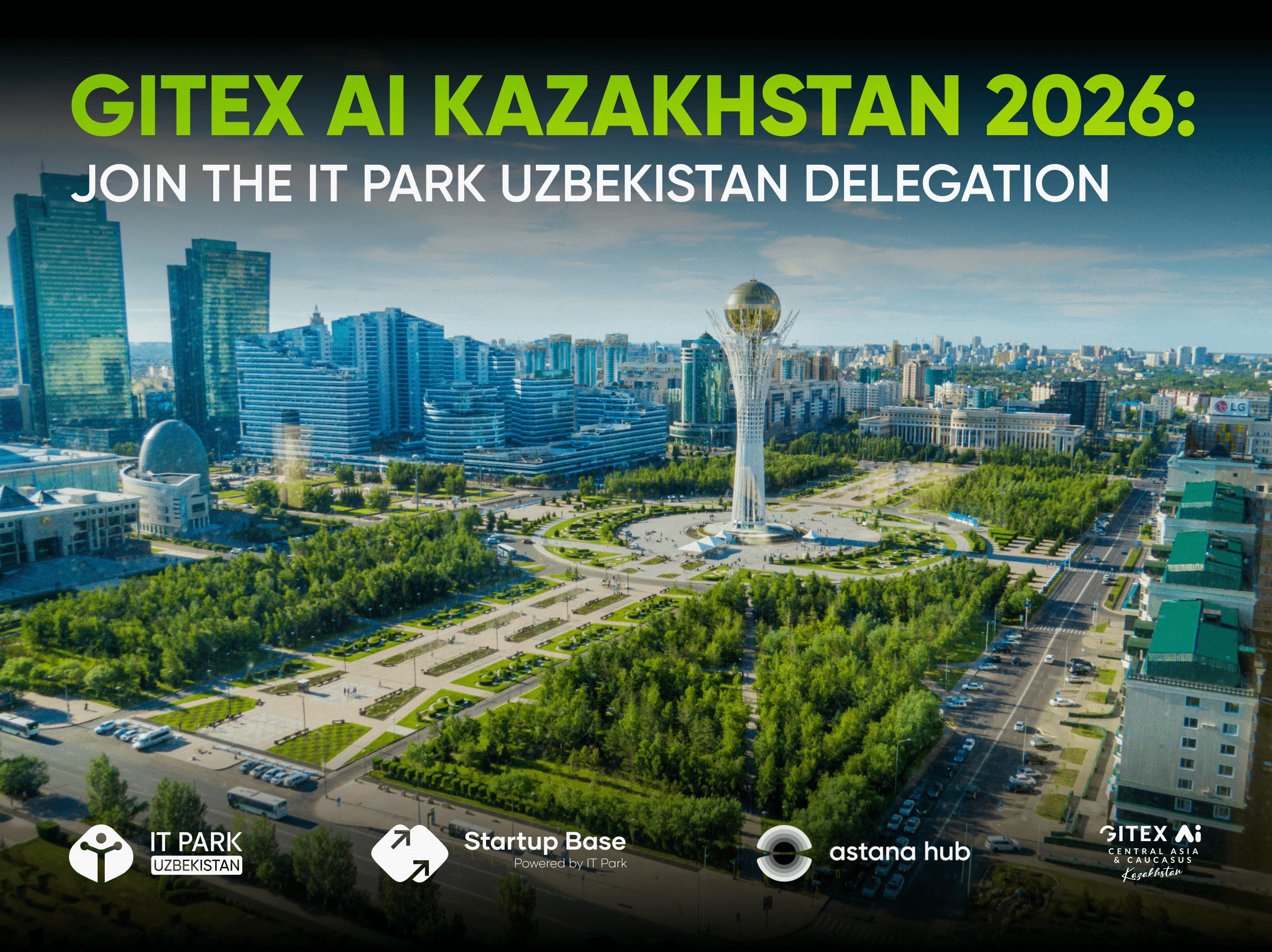 IT Park Uzbekistan invites startups to participate in GITEX AI Kazakhstan 2026