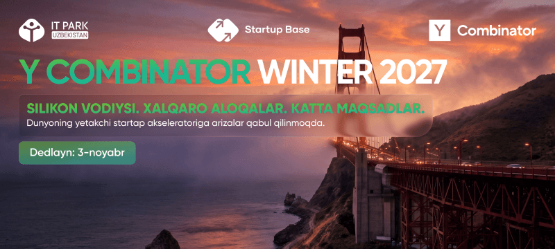Silicon Valley. International relations. Large goals:
Applications for the Y Combinator Winter 2027 program are open!